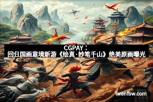 CGPAY：回归国画意境新游《绘真·妙笔千山》绝美原画曝光